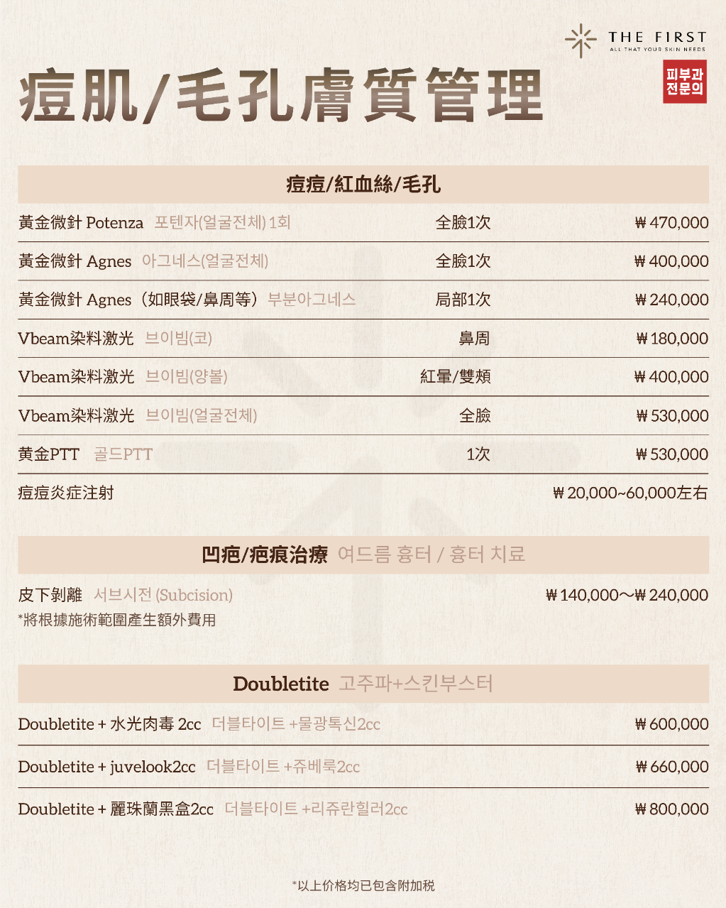 2026年5月價格表2