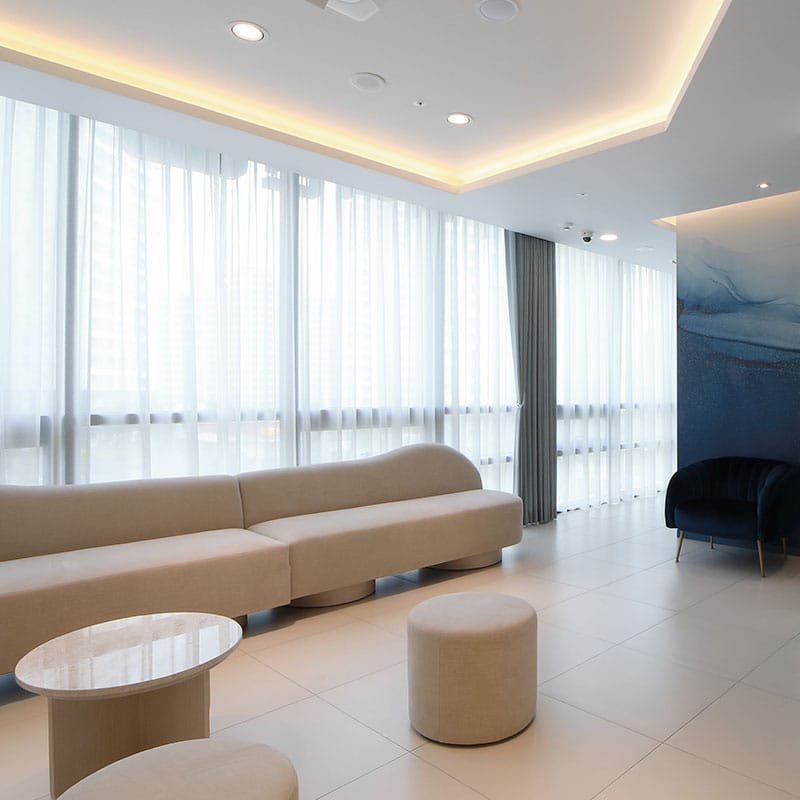 The Waiting Area and Reception Space of Aloha Dermatology