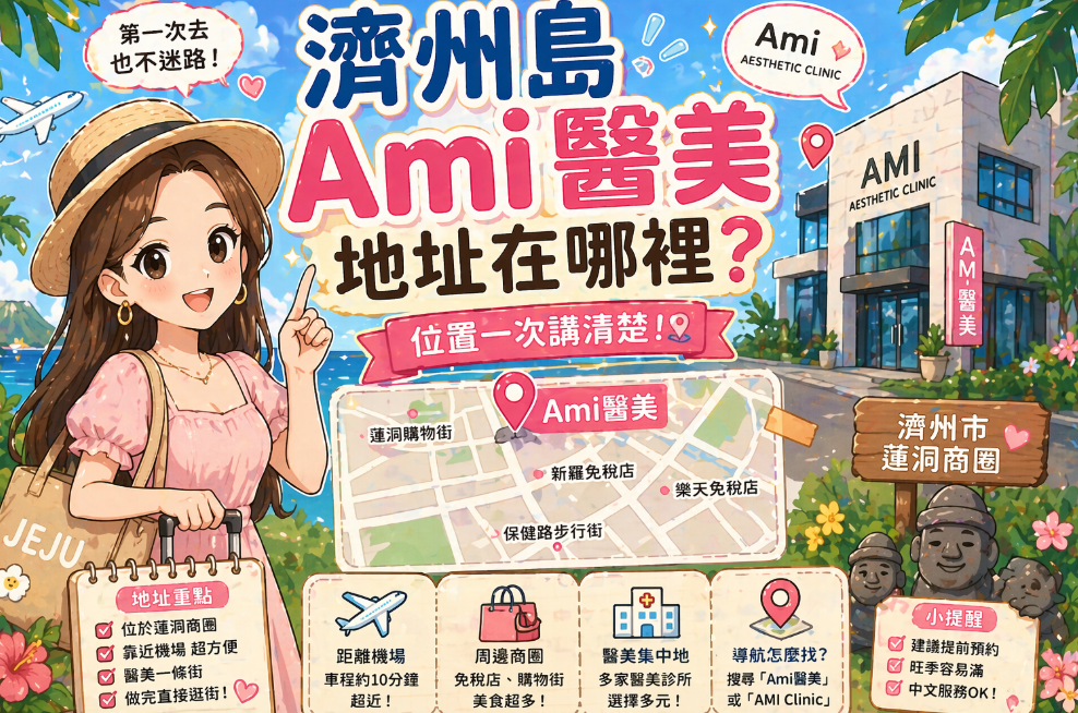 想去濟州島Ami醫美怎麼預約？中文室長一對一溝通，保姆級流程攻略快收藏缩略图