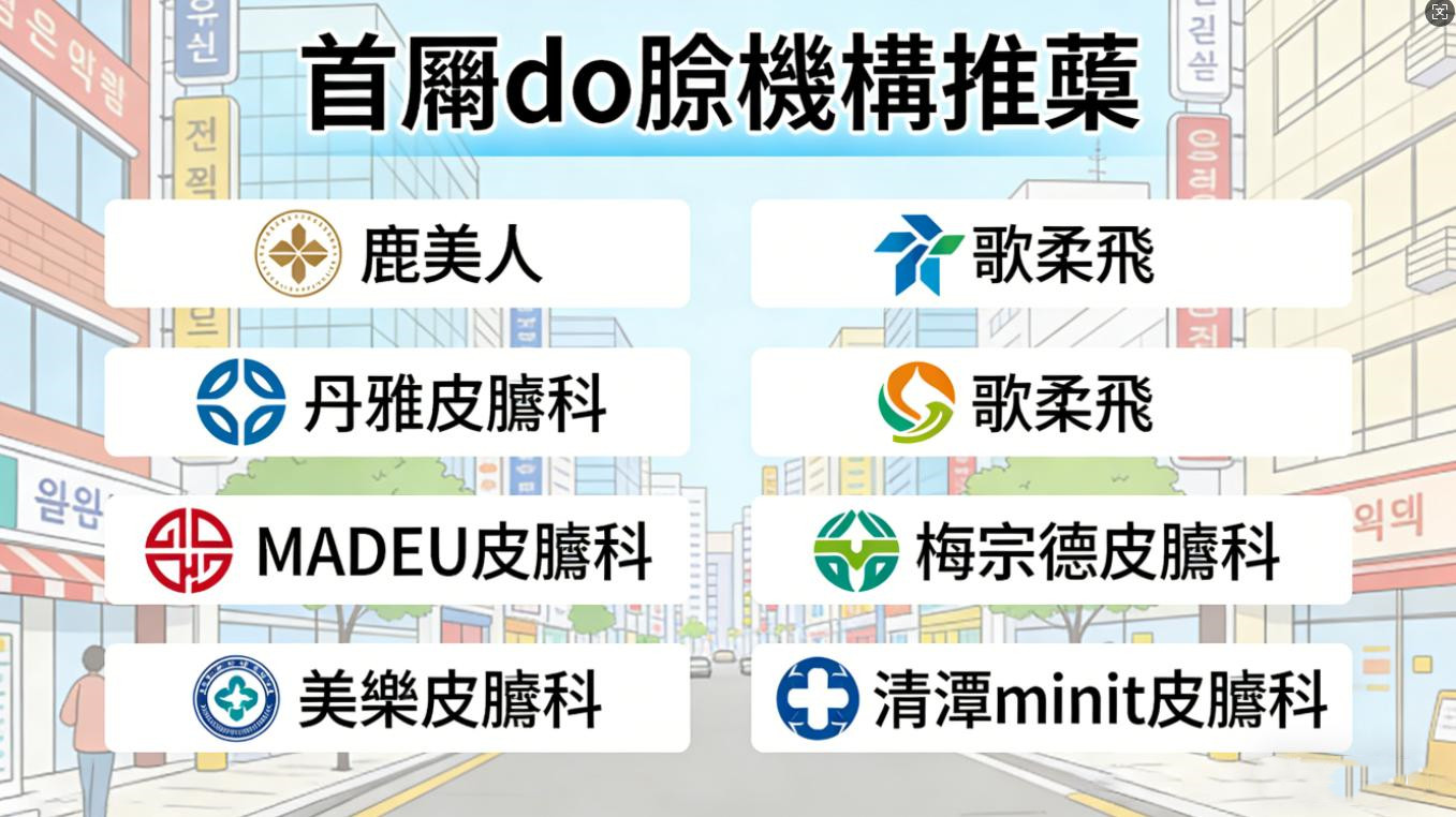 首爾做臉機構推薦，中韓同價，各有特色，鹿美人擅長黃金微針、丹雅擅長抗衰與注射缩略图