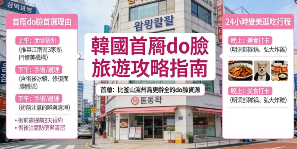 韓國首爾do臉旅遊攻略指南:首爾是do臉首選城市,比釜山、濟州島資源更齊全,含24小時變美逛吃行程插图2 韓國首爾do臉旅遊攻略指南:首爾是do臉首選城市,比釜山、濟州島資源更齊全,含24小時變美逛吃行程插图2