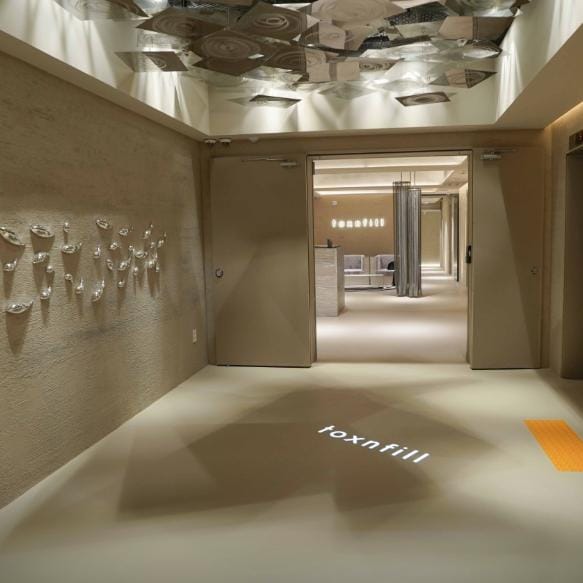 Entrance to Toxnfill Dermatology, Gangnam