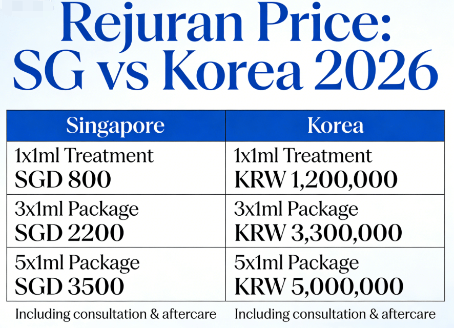 Rejuran Skin Booster Price in Korea