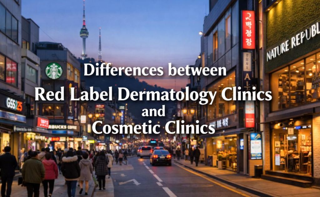 Differences between Red Label Dermatology Clinics and Cosmetic Clinics
