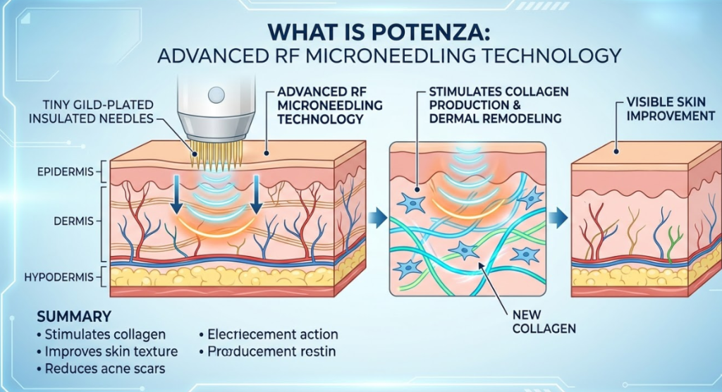 Book Potenza RF Microneedling at Base Dermatology, Busan插图1 What is Potenza RF Microneedling