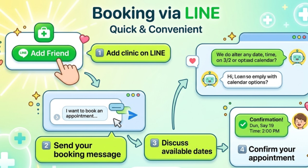  Booking via LINE