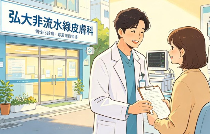 ホンデ皮膚科の治療室環境