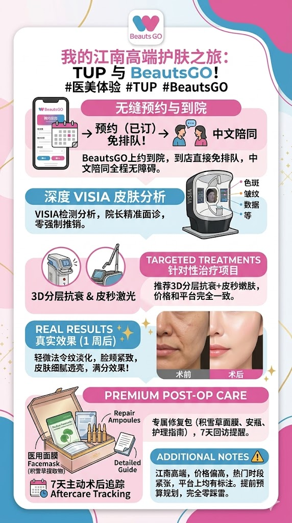 2026年韩国TUP皮肤科的真实体验——BeautsGO预约攻略｜首尔那些想要接受医美治疗但缺乏经验的人必看的内容插图2