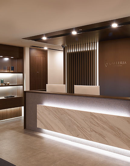 凱丽雅皮膚科接待區前台