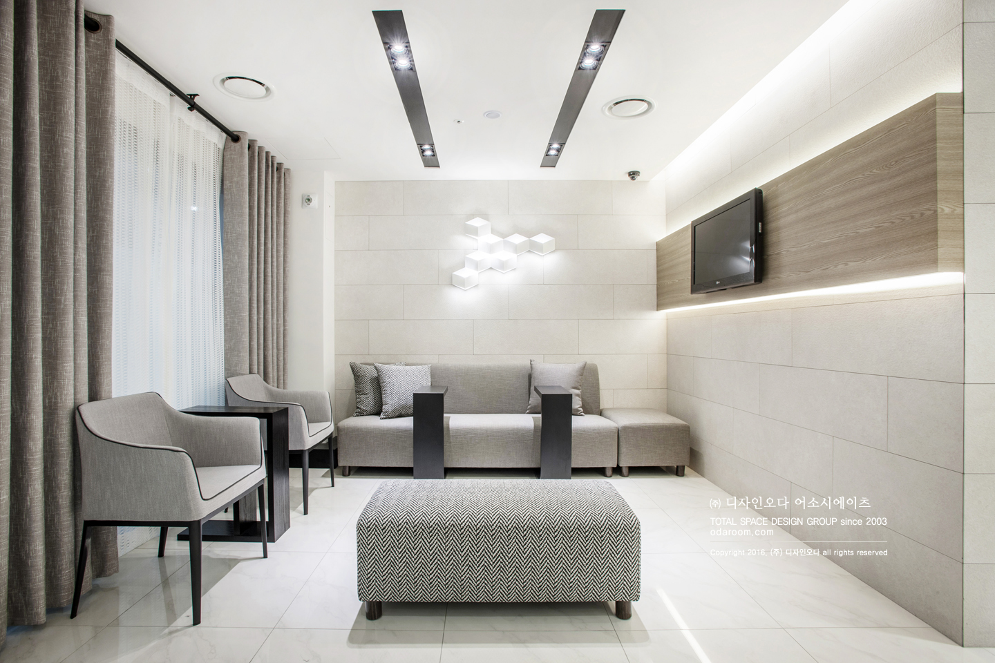 2025 首爾明洞丹雅皮膚科(단아의원)深度評測|14年老牌院長親診、超聲刀認證導師坐鎮插图4 丹雅皮膚科院內空間設計(odaroom設計公司)