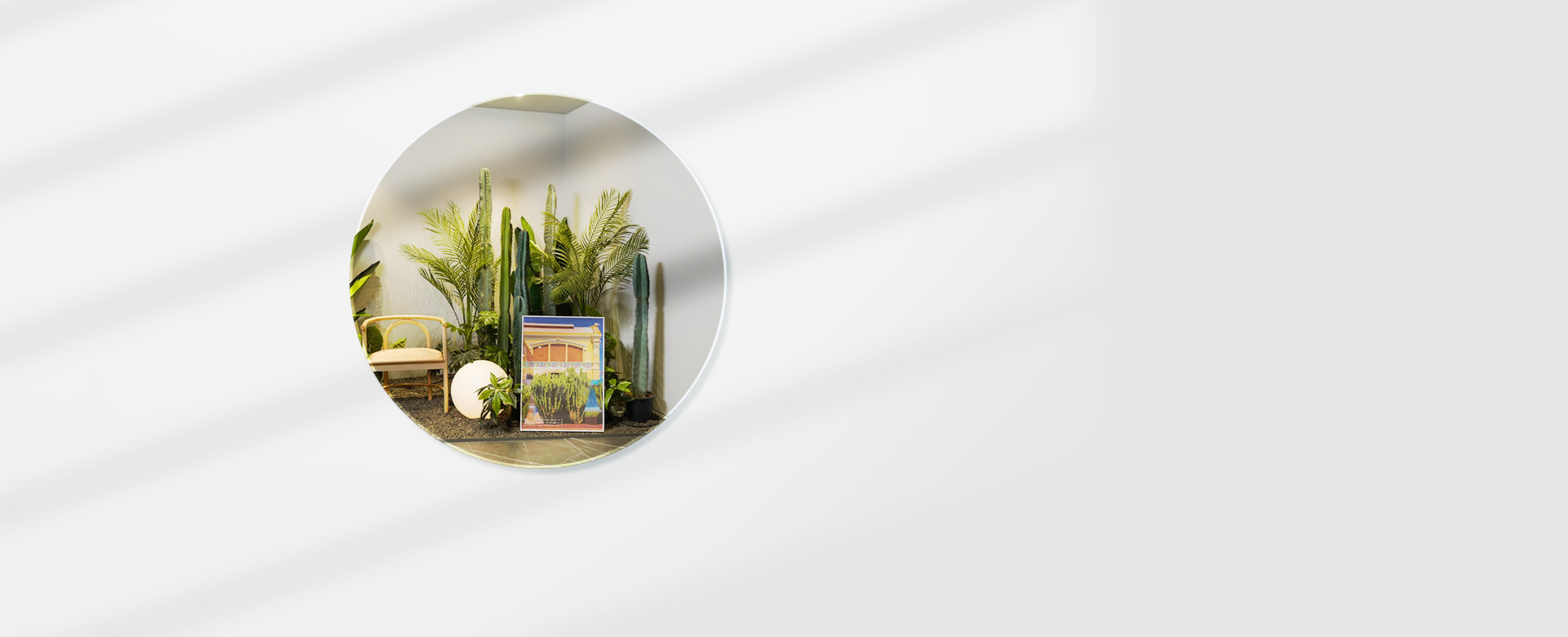 DayOne皮膚科等候區綠植裝飾角落