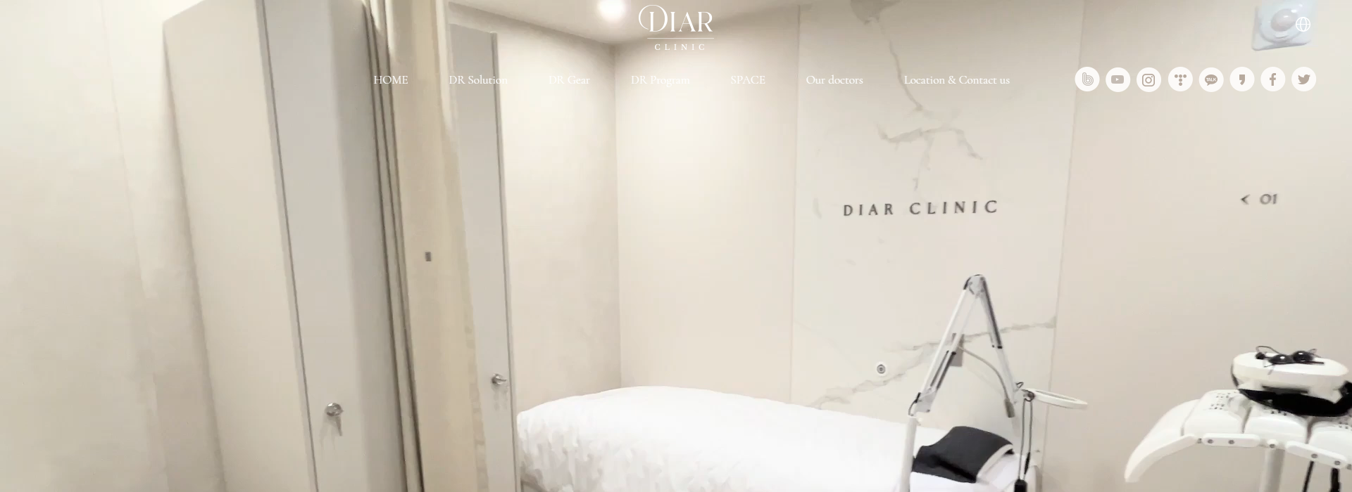 韓國DIAR皮膚科價格表2026最新:美版超聲刀20萬、熱瑪吉55萬,江南醫美真實體驗分享插图1 DIAR皮肤科環境