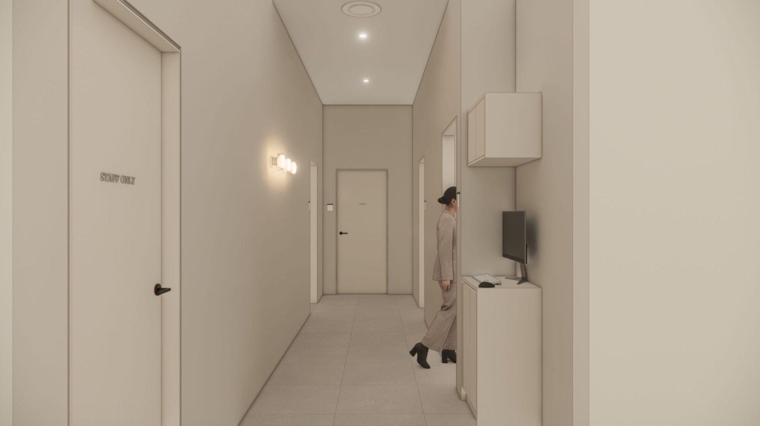 루비의원 청담 내부 복도 - 프라이빗 동선