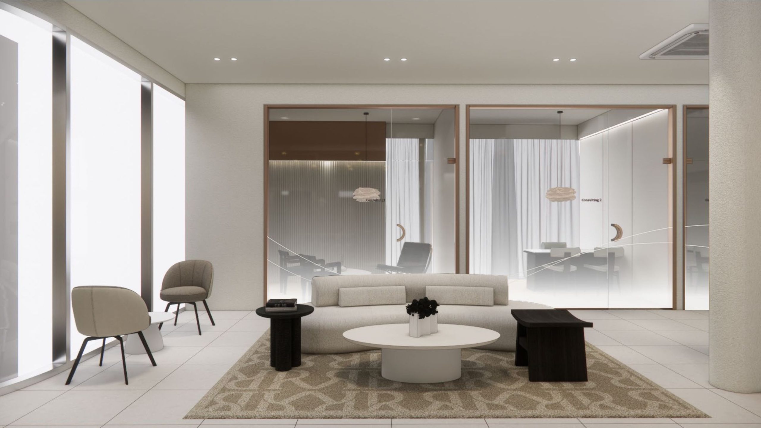 루비의원 청담 등대 공간 - 프라이빗 대기실 전경