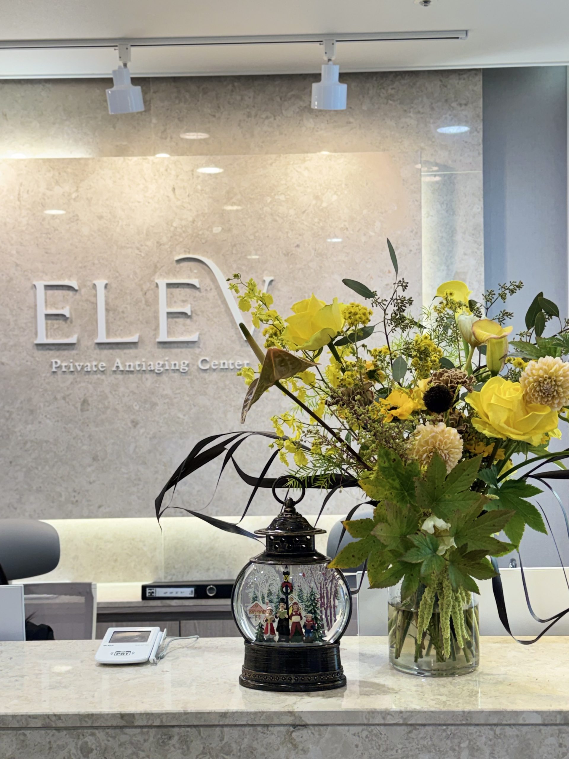 Front desk of ELEV Dermatology