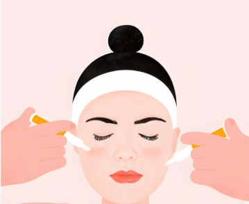 Ilustrasi prosedur suntik water light di Korea