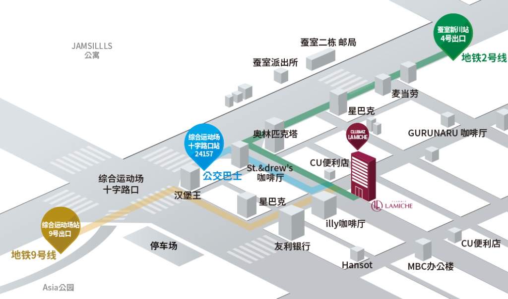 韓國Lamiche皮膚科地址在首爾市松坡區百濟古墳路7街14太原大廈7樓,位置超好找插图 韓國Lamiche皮膚科地址在首爾市松坡區百濟古墳路7街14太原大廈7樓,位置超好找插图